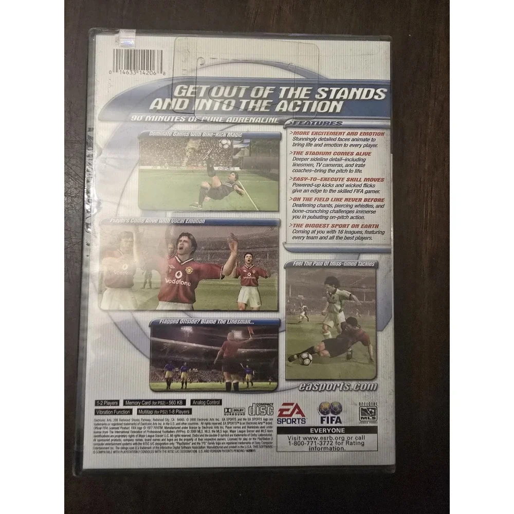 FIFA 2001: Major League Soccer (Sony PlayStation 2, 2000)‎ w/ booklet SEALED